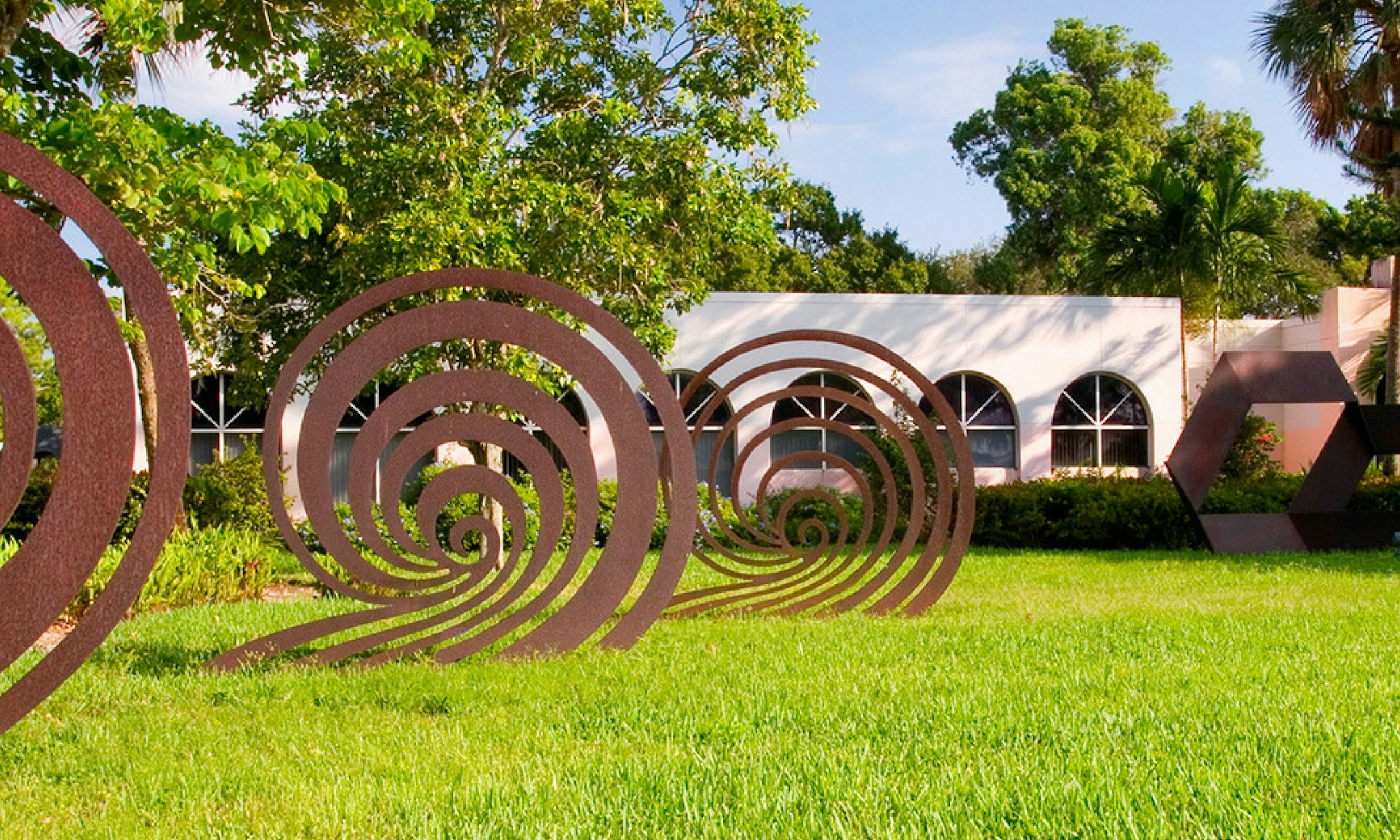 Boca Museum of Art metal structure
