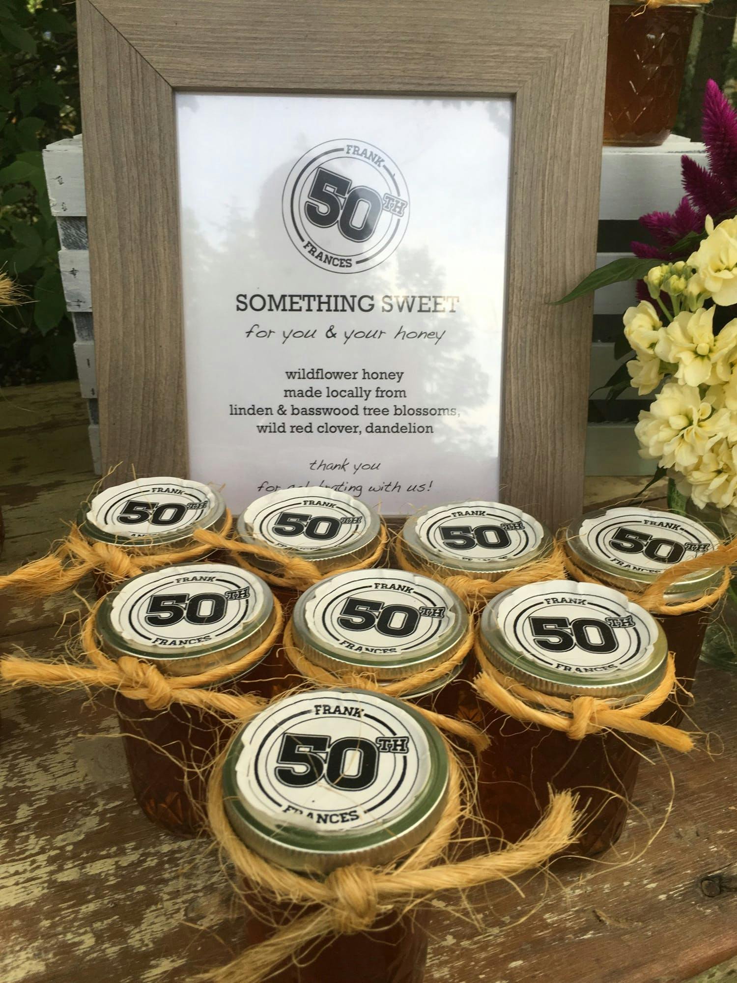 Say Thanks With These 50th Birthday Party Favors - PartySlate