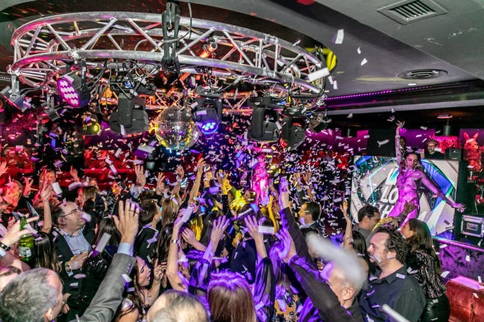 Crowded Dance Floor at 50th Birthday Party at Red Rabbit Club | PartySlate