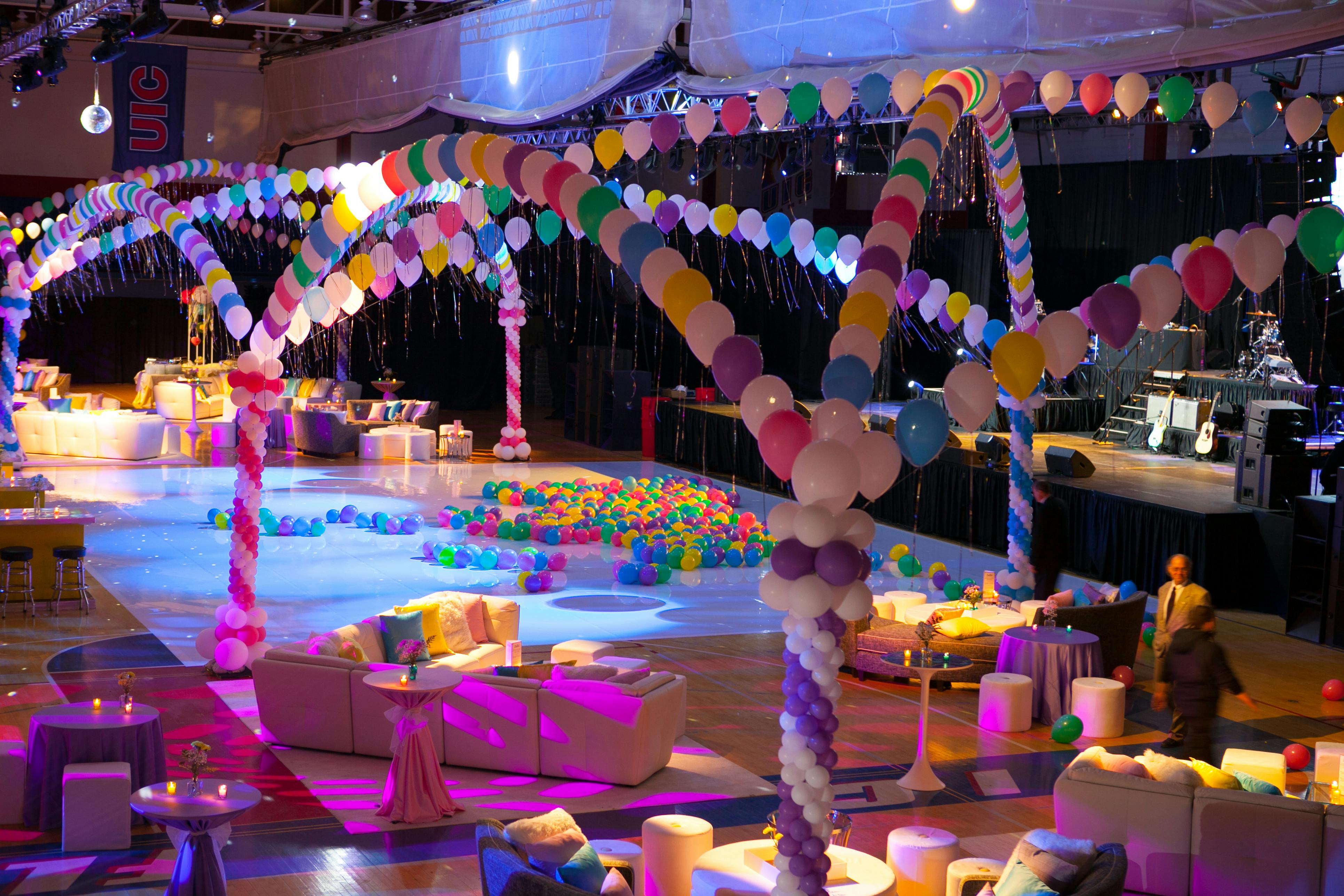 "A Night To Remember" 80s Inspired Prom Themed Corporate Anniversary in Chicago