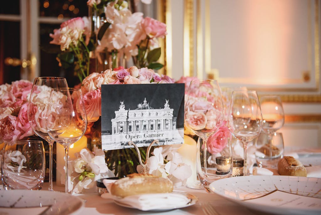 Cultural and Opulent Wedding Reception at the Opera de Paris in Paris, France