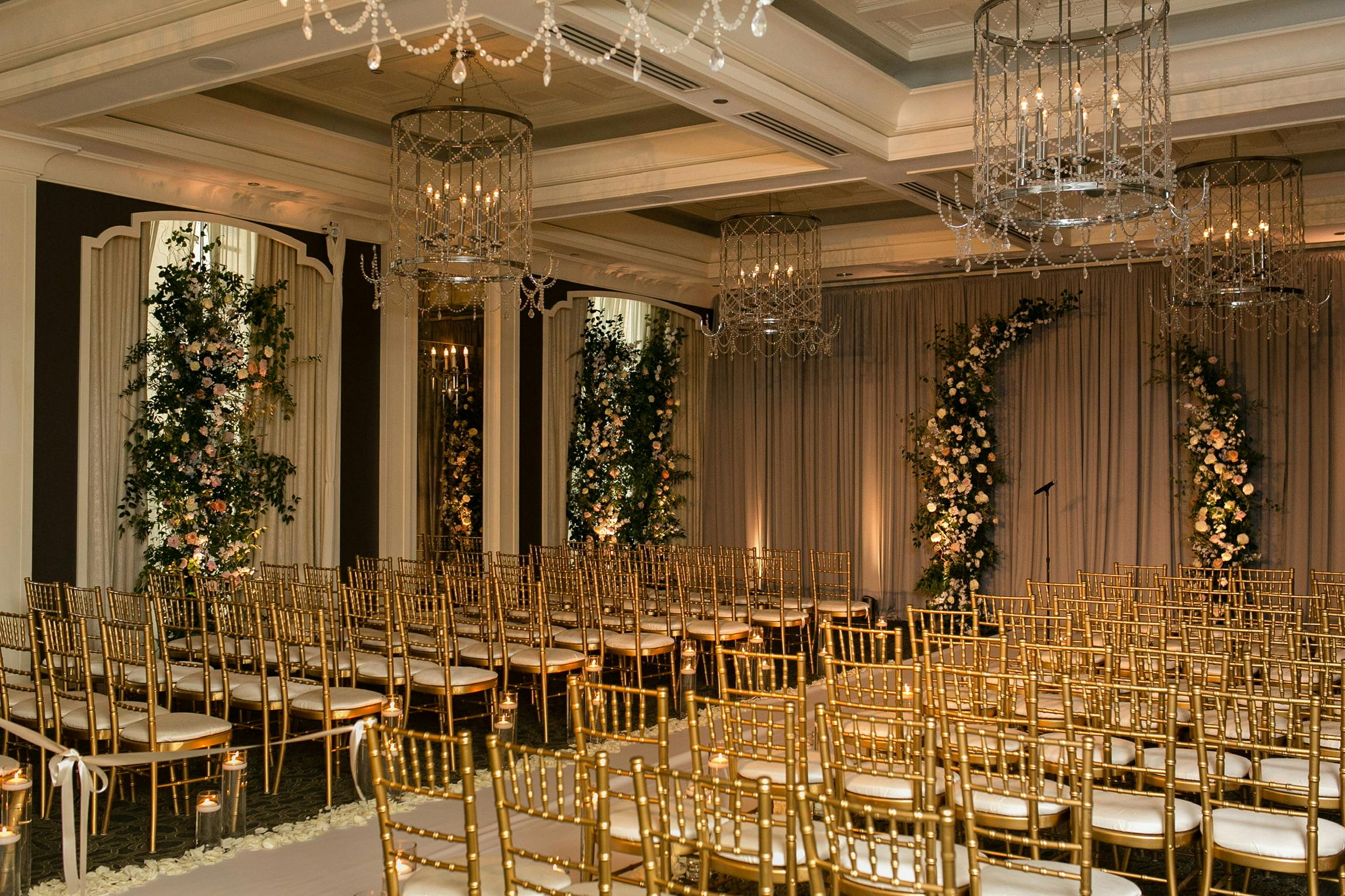 Exquisite Golden Chicago Wedding at Waldorf Astoria Chicago Hotel in Chicago, IL | PartySlate