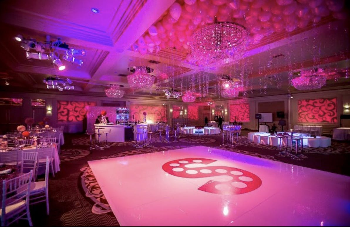 Glamorous Pink Bat Mitzvah at Fairmont Miramar Hotel & Bungalows in Santa Monica, CA | PartySlate