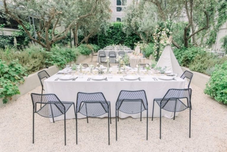 Beautiful Outdoor Garden Space at Redbird for Private Birthday Dinner in LA | PartySlate