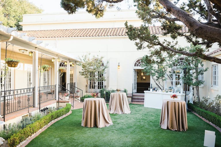 Cocktail Party at Ebell of Santa Ana's Garden Courtyard | PartySlate