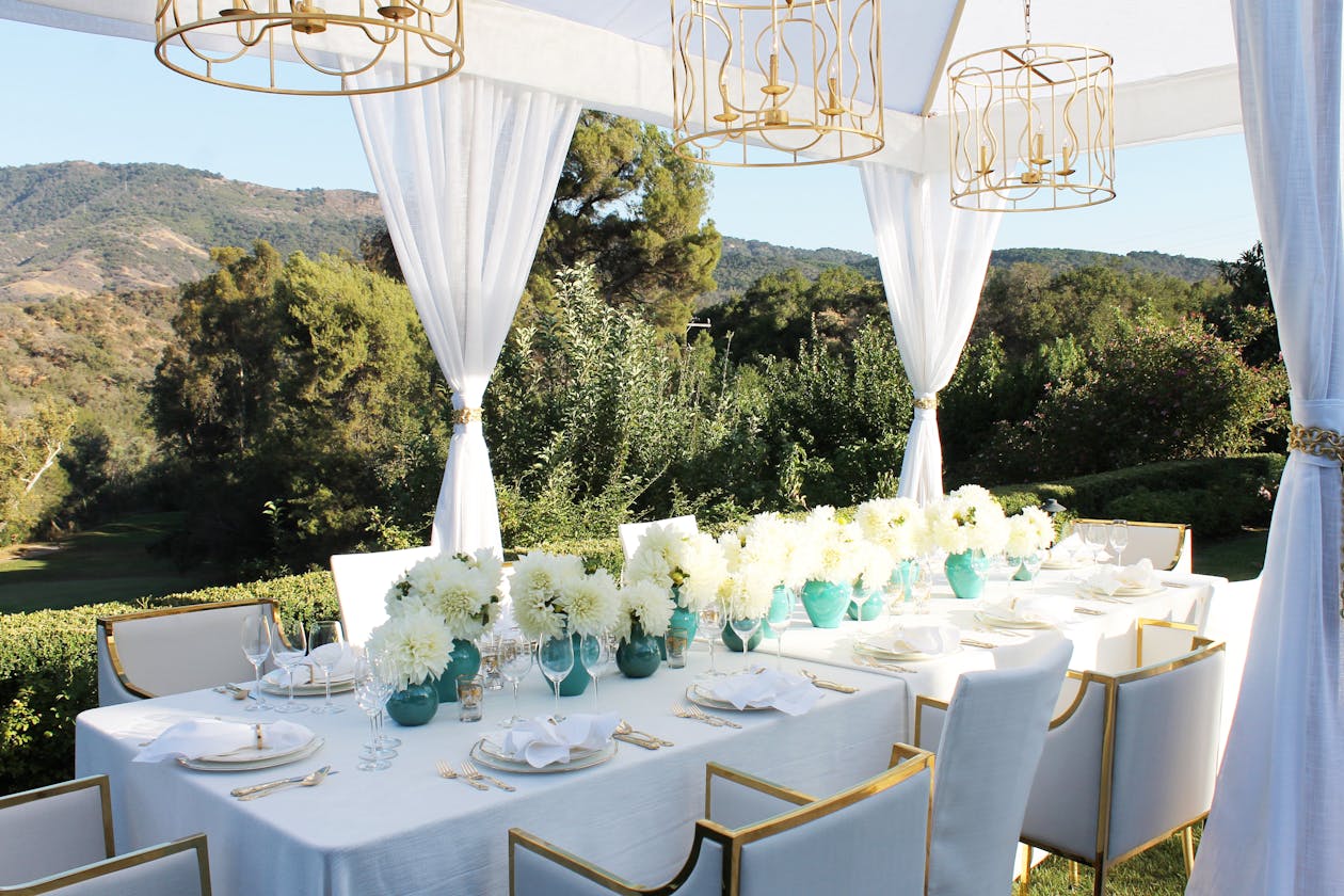 Small Birthday Party Ideas: An Intimate Tablescape Set in an Expansive Mountain Backdrop | PartySlate