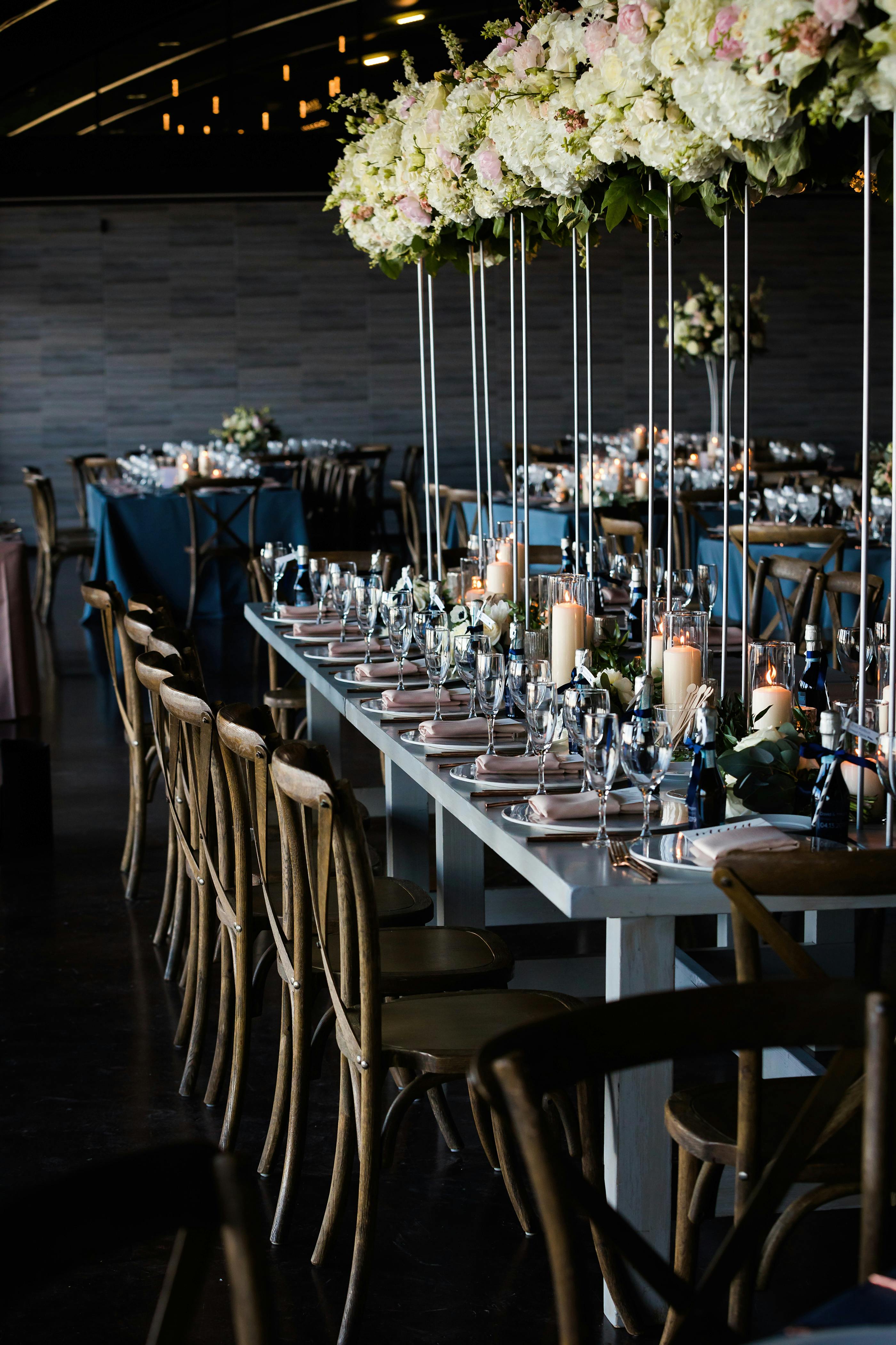 Deep Blue Wedding at Theater on the Lake in Chicago, IL | PartySlate