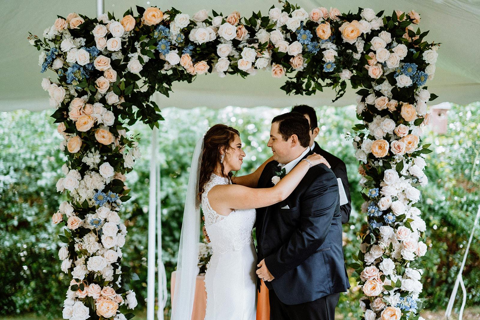 Intimate Pandemic Wedding with Virtual Guests and a Celebrity Planner Host