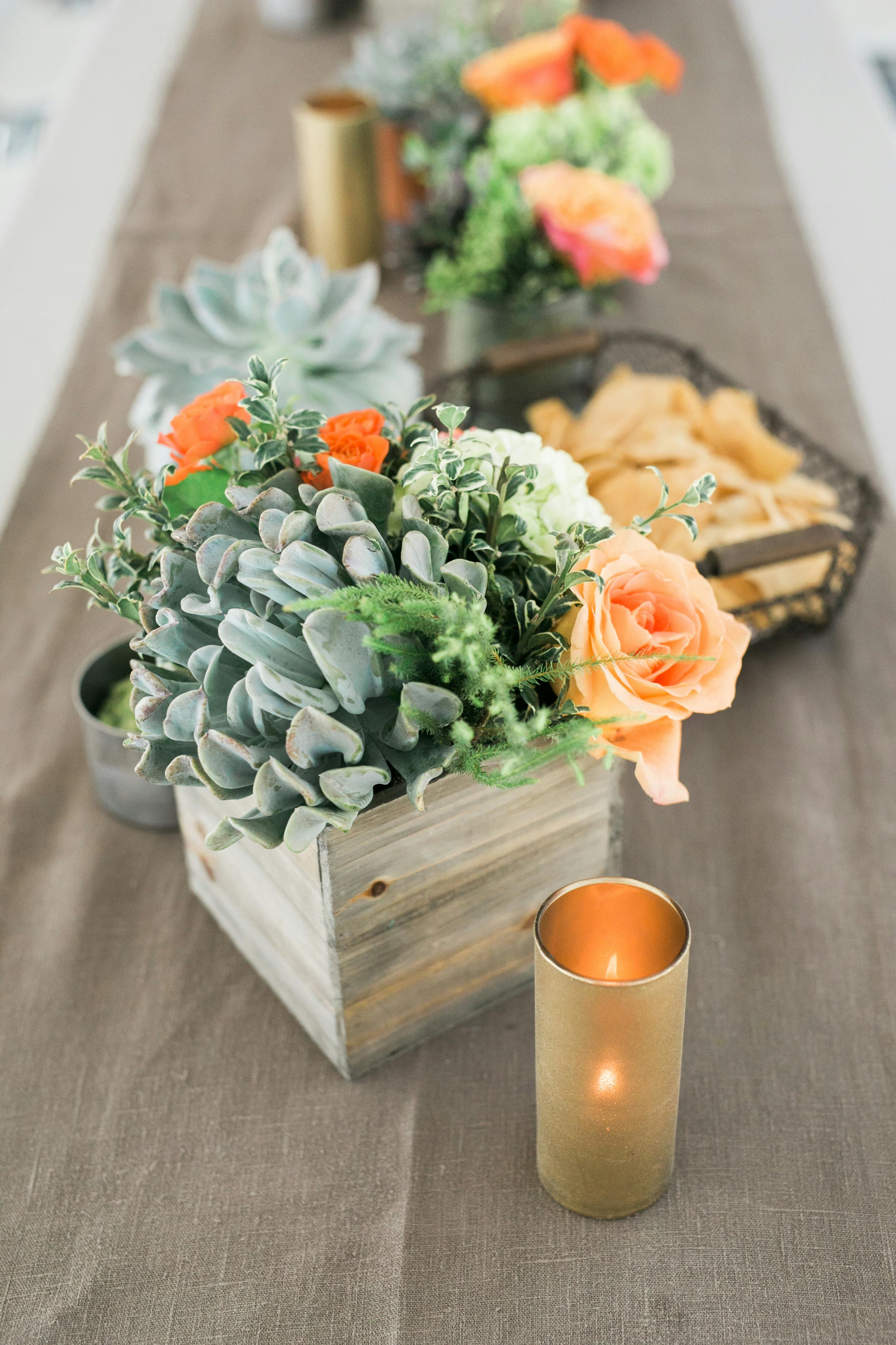 7 Rose Wedding Centerpiece Ideas [Photos] - PartySlate