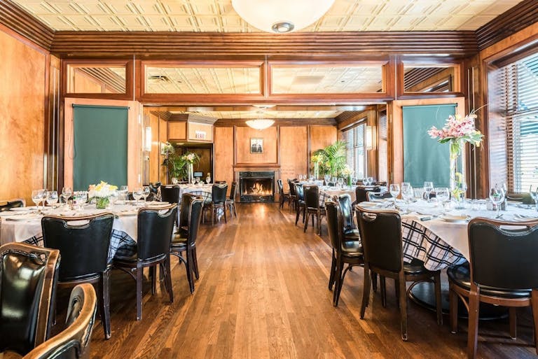 The Gibons Room at Gibsons Bar & Steakhouse, Chicago with hardwood floors | PartySlate