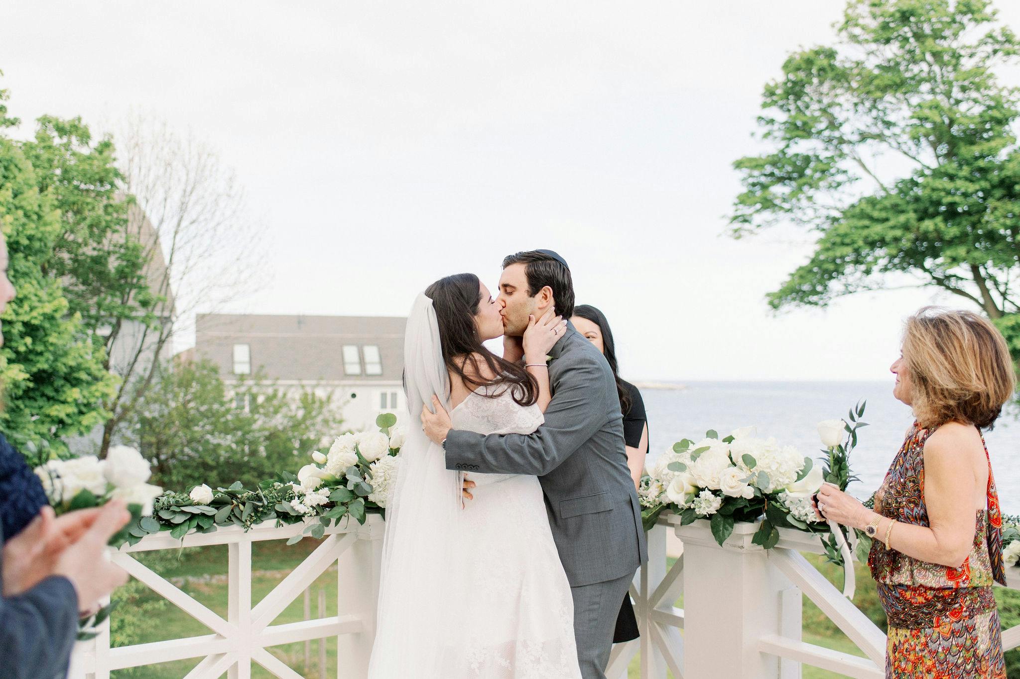 Social Distancing Wedding at a Private Estate in Swampscott, MA