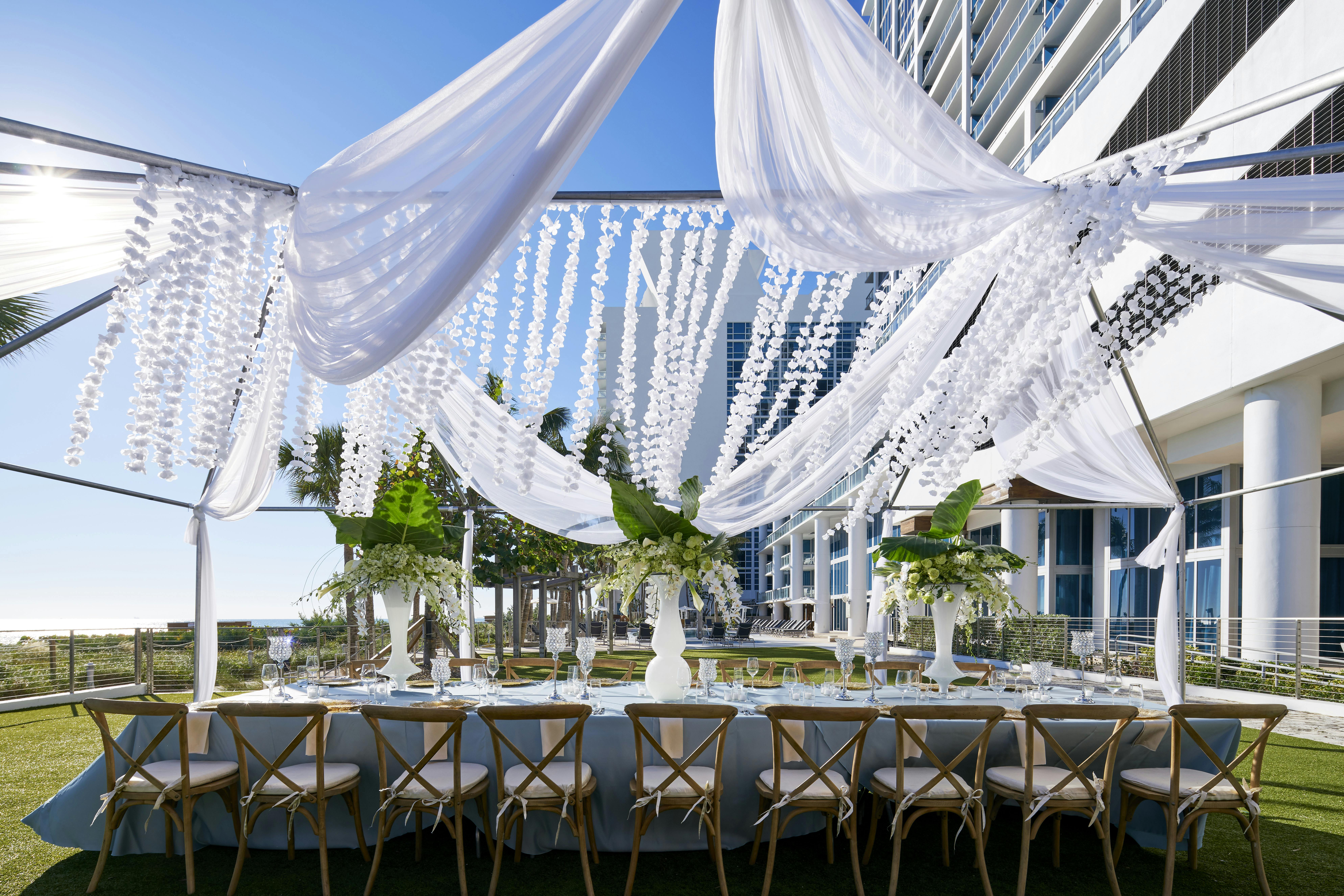 Picture Perfect Outdoor Wedding at Carillon Miami Beach in Miami Beach, FL