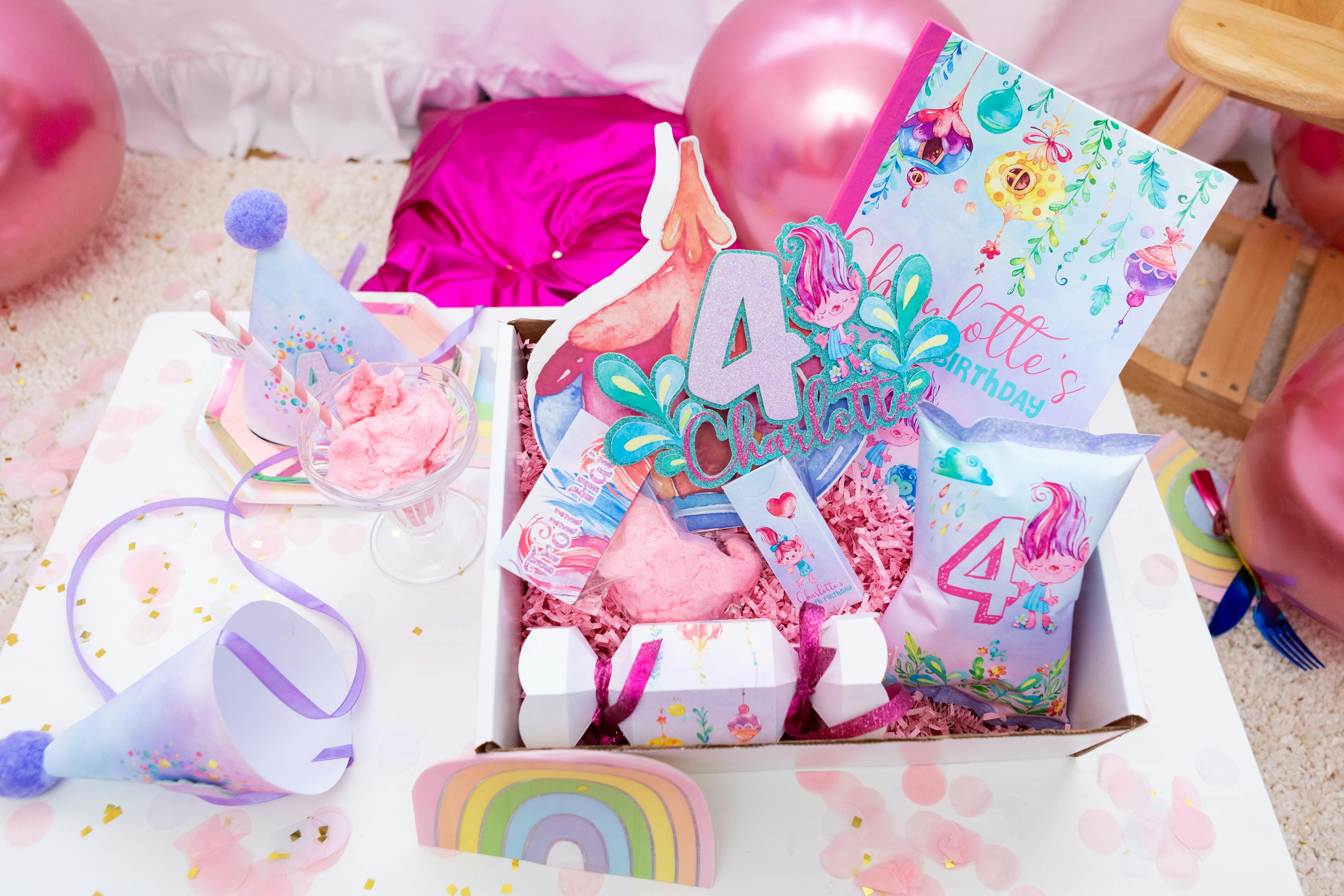 5 Birthday Gift Box & Invitation Box Ideas for Guests [Photos] - PartySlate