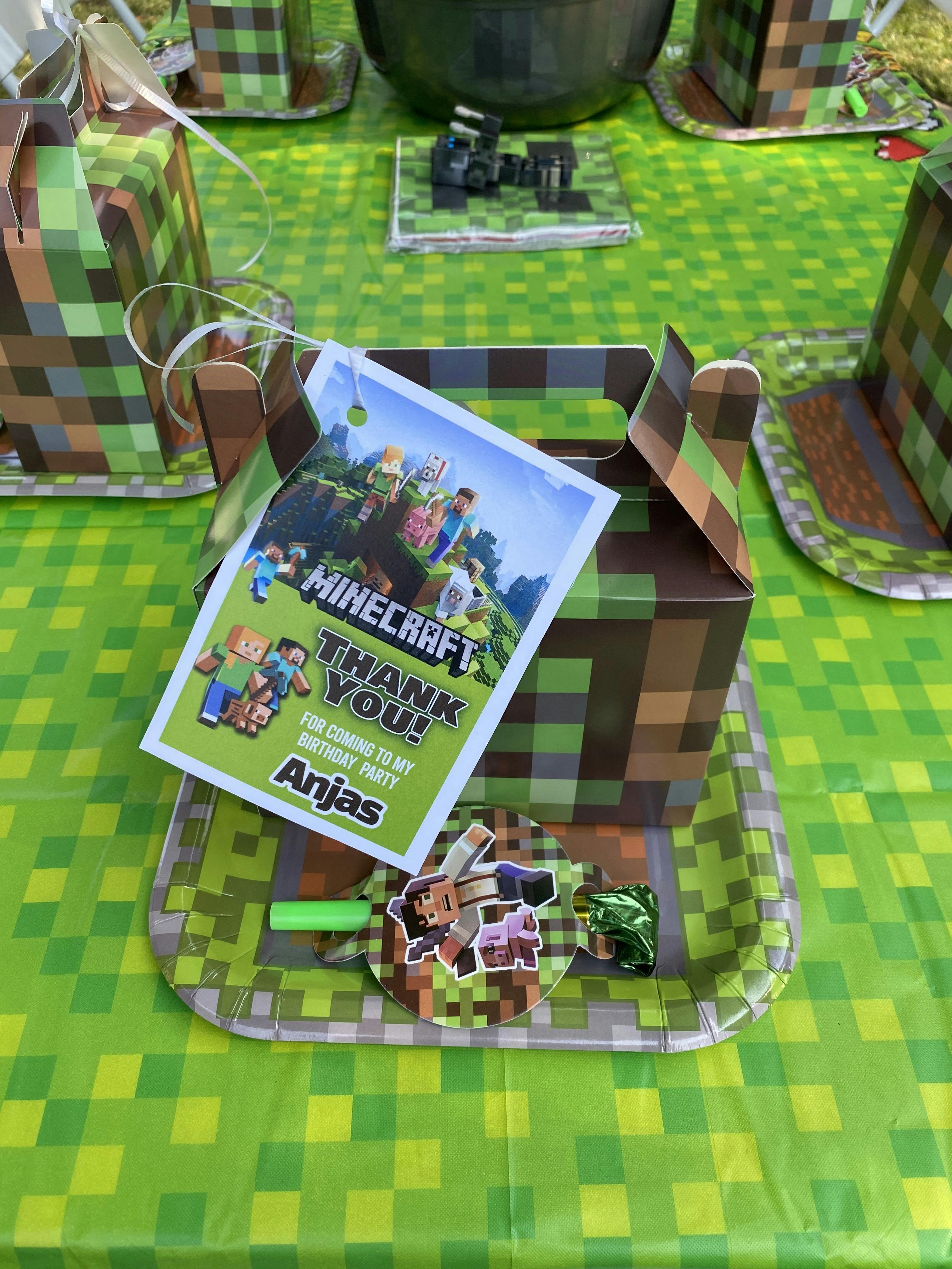 Front Yard Pop-Up Minecraft 7th Birthday