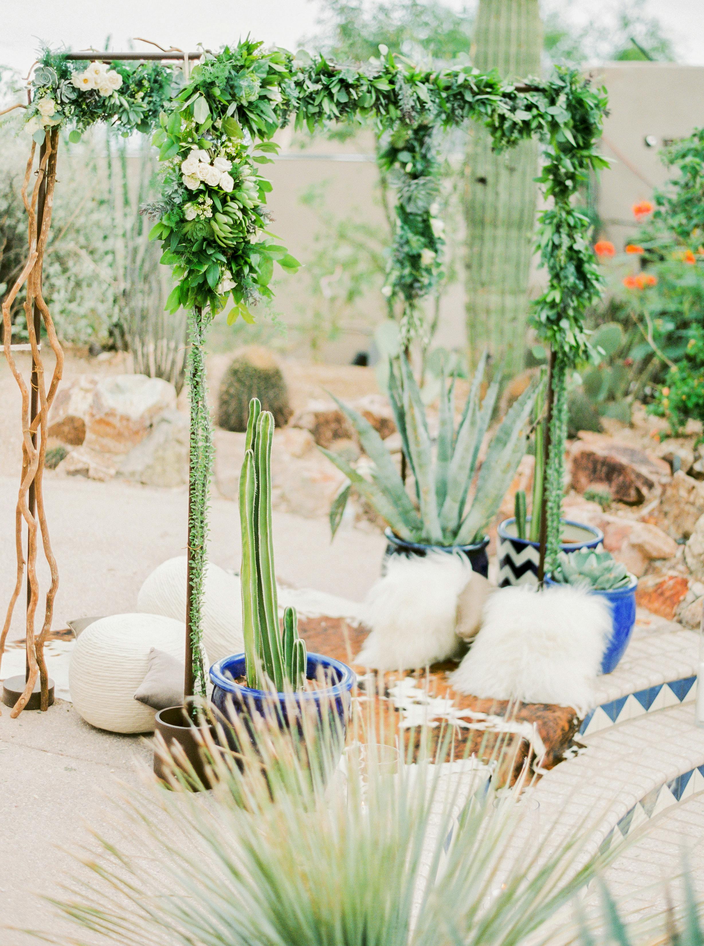 Hacienda Del Sol Cactus Elopement in Tucson, AZ