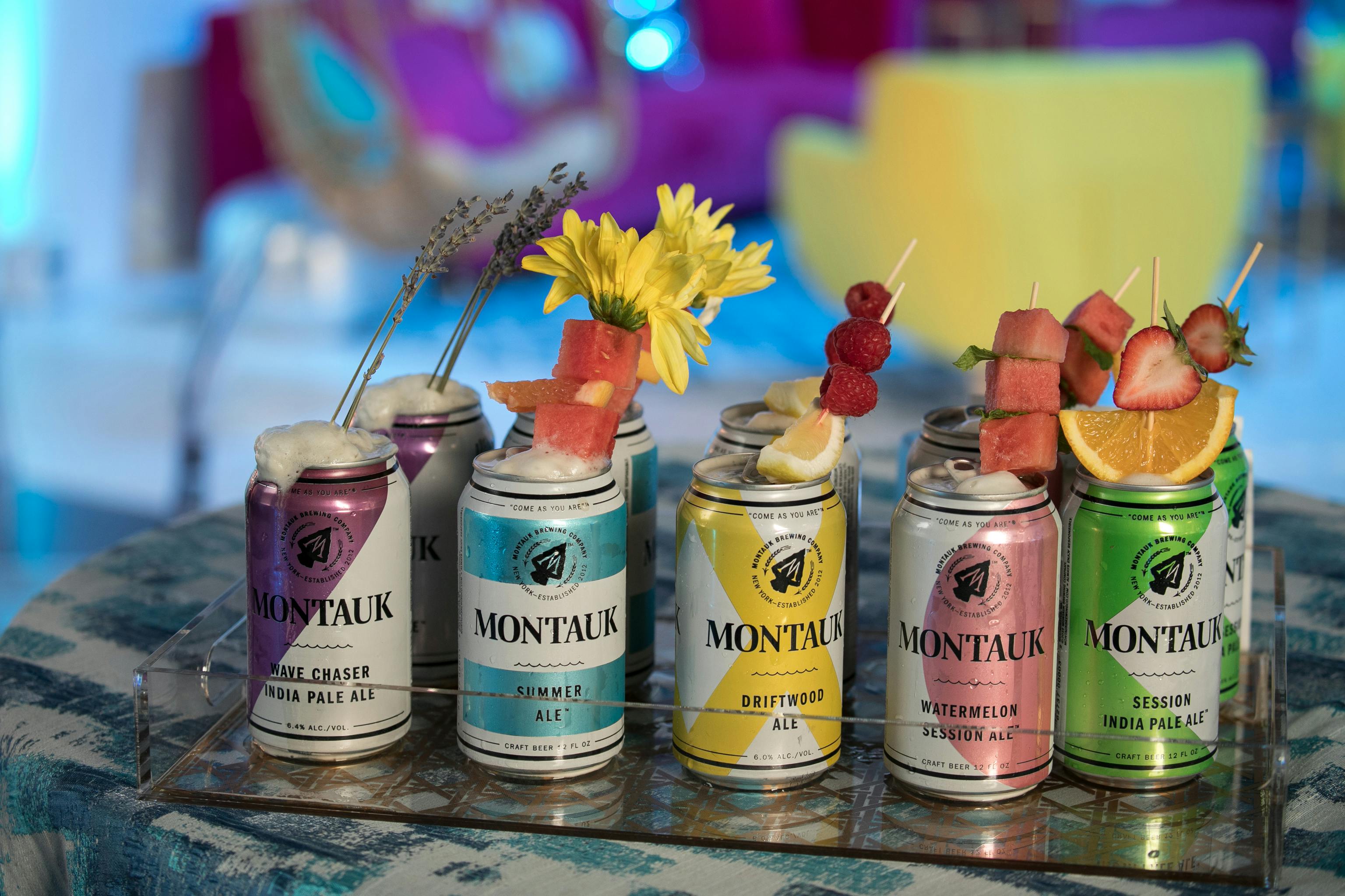 Boho Mitzvah at Photogroup in Washington DC With Colorful Canned Beverages and Fruity Garnishes | PartySlate