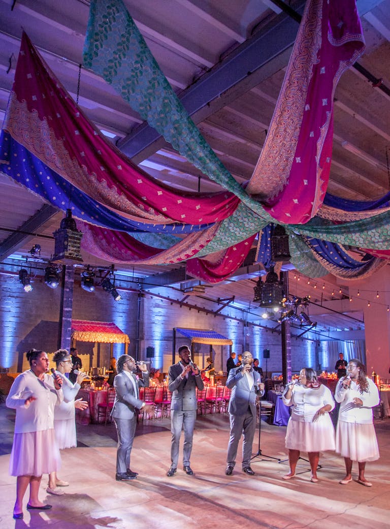 Chic Summer Wedding at Dock5 at Union Market — One of the Private Party Venues in DC | PartySlate