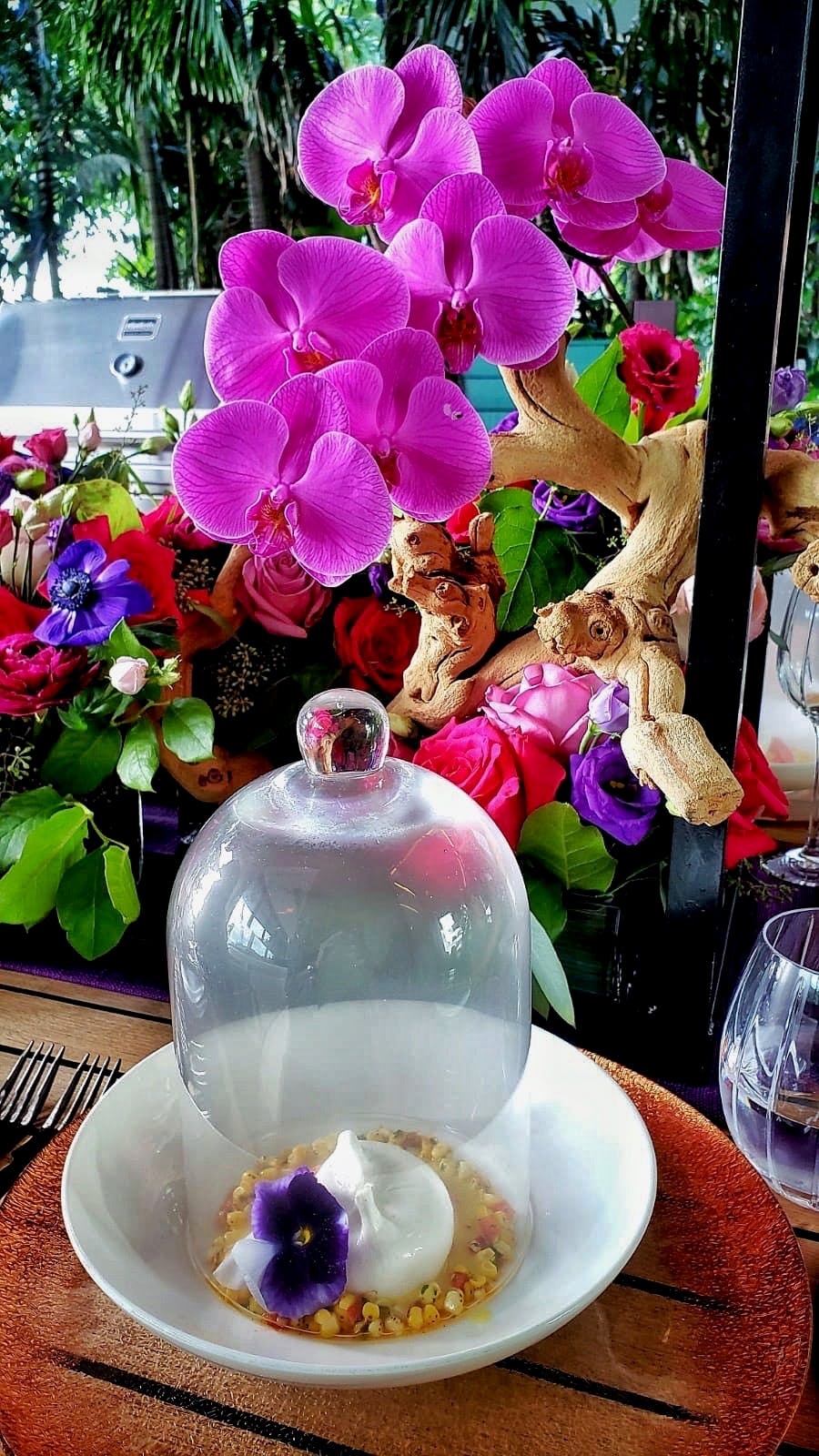 Glass Cloche Catering at Intimate Luxury Birthday Dinner in Miami Beach, Florida | PartySlate