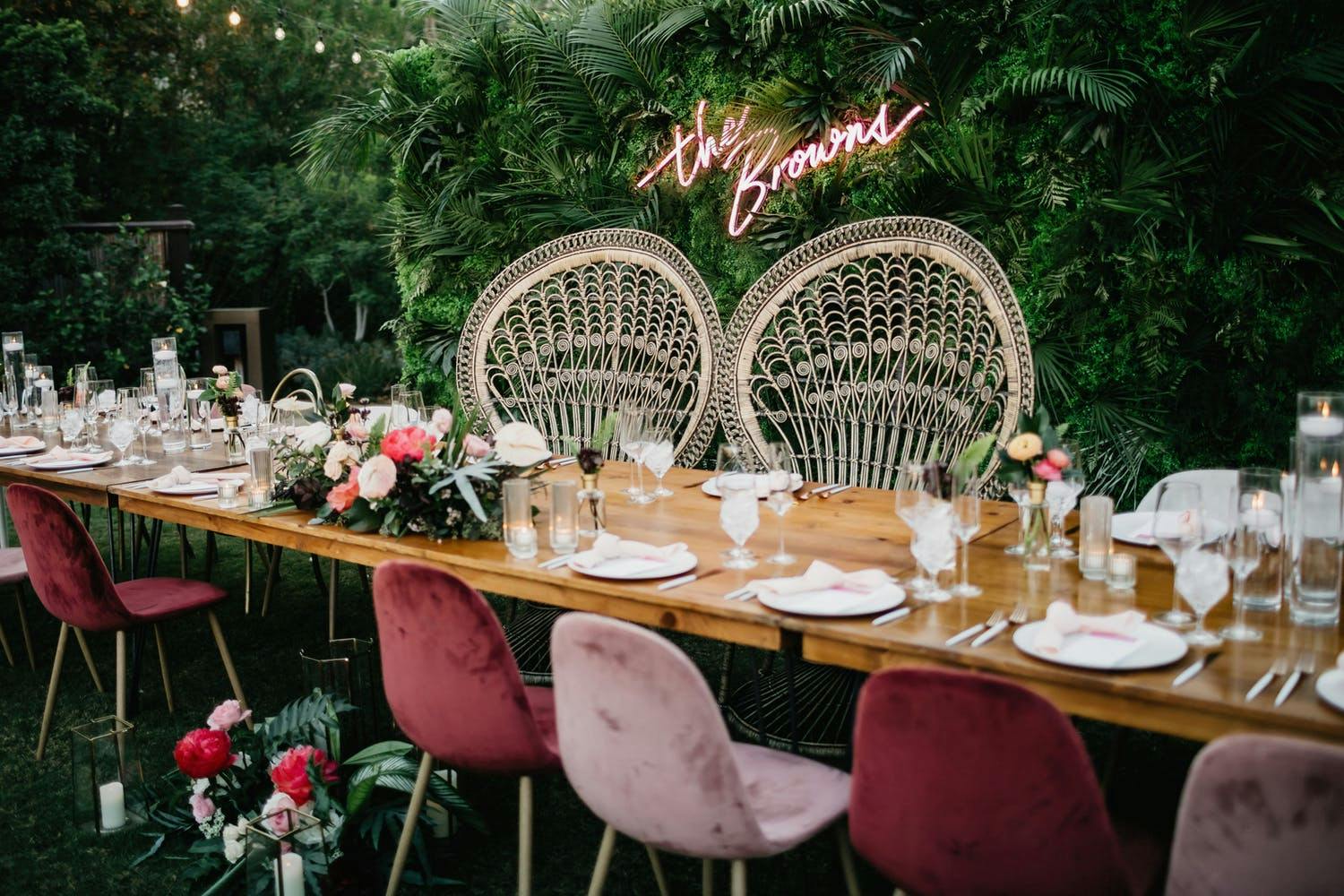Top wedding of 2020 with a tropical theme and boho style | PartySlate