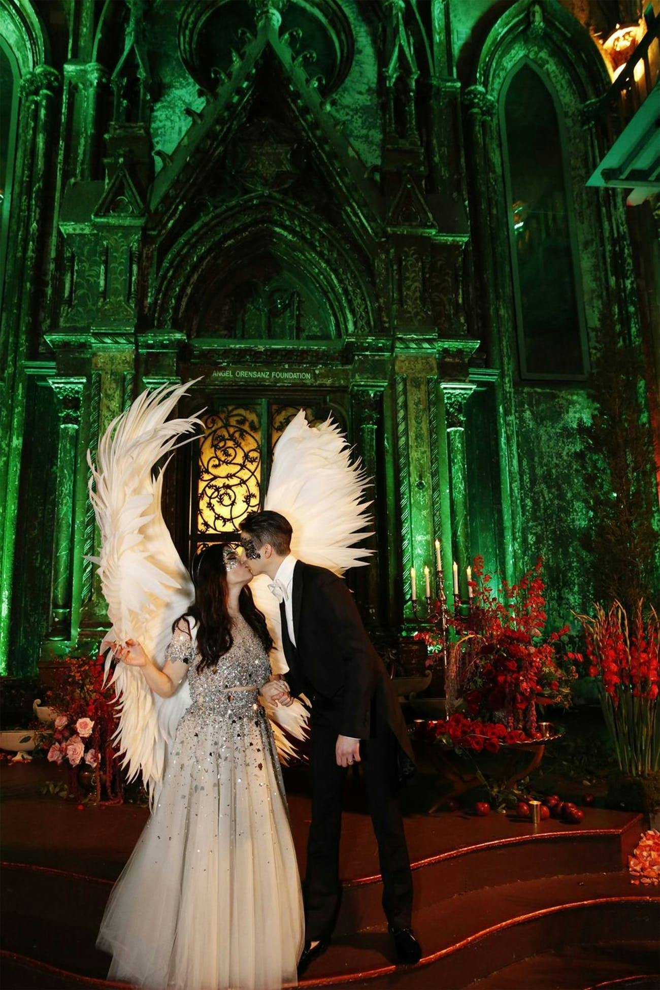 Creative good and evil themed wedding | PartySlate