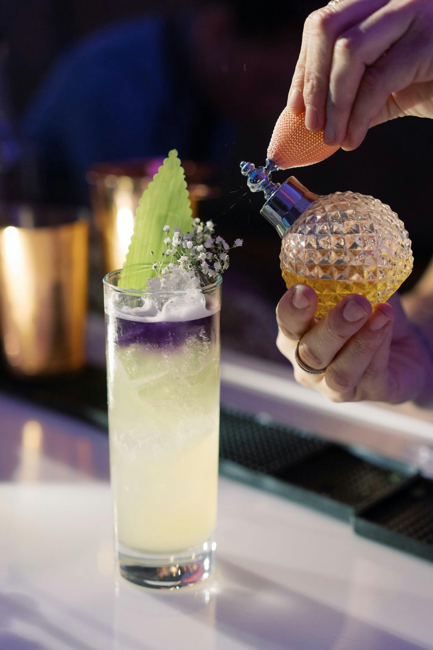 Cocktail with Perfume Spritzer by Constellation Catering Group | PartySlate