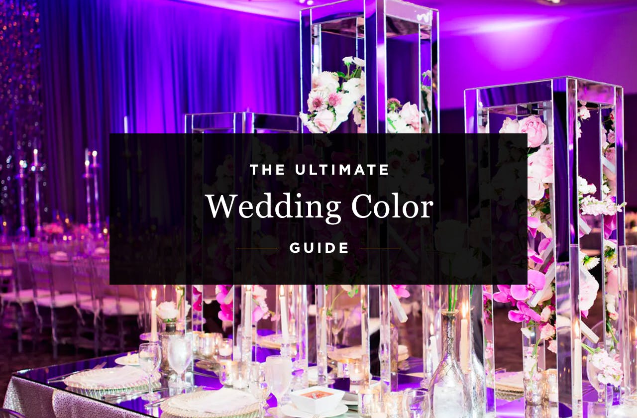 Purple, Navy Blue and Red Jewel Tones Wedding Color Ideas 2024