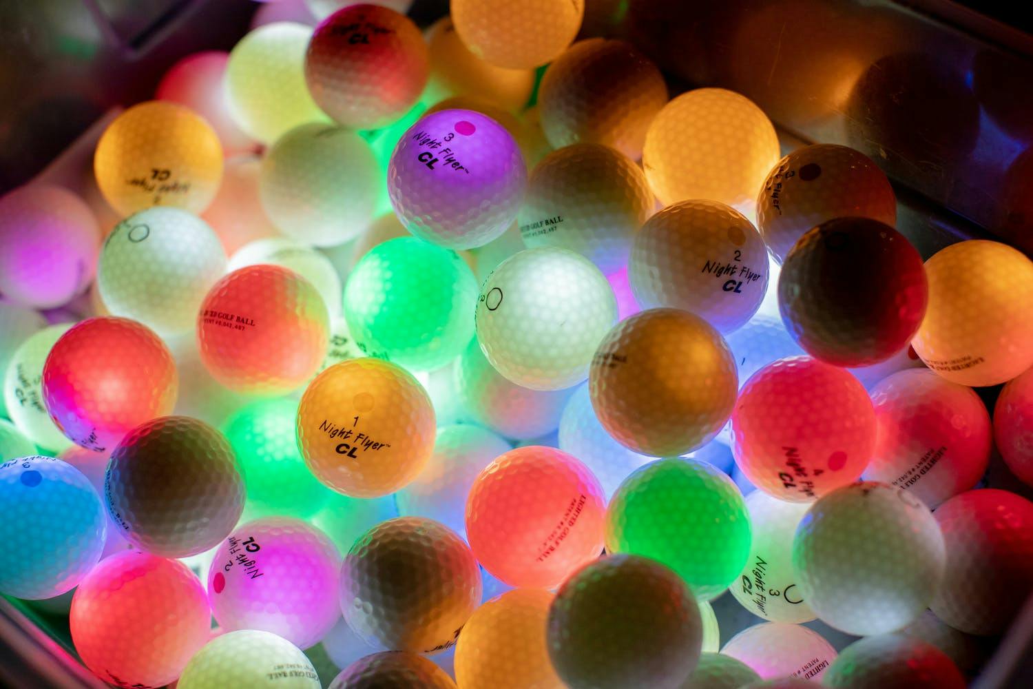 Glow-in-the-Dark Golf Balls from Glow-in-the-Dark Golf Party | PartySlate