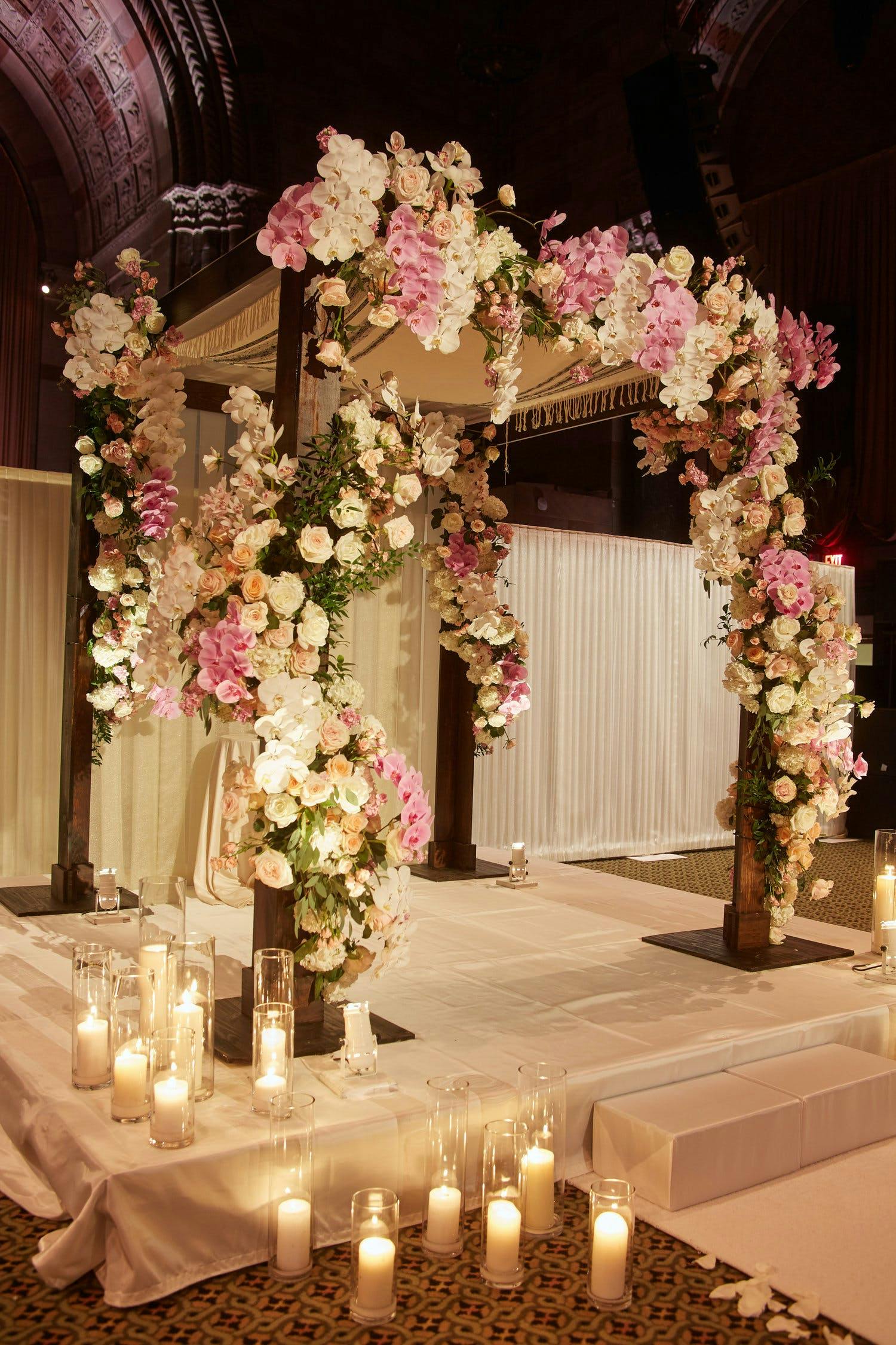 Floral-Forward Wedding Arbor | PartySlate