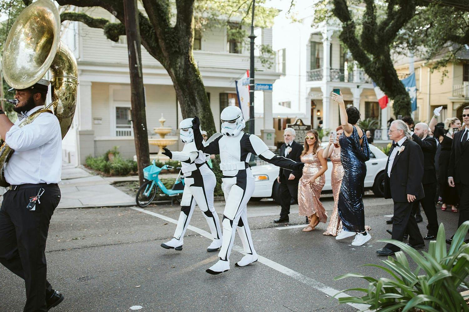 Second Line Parade With Storm Troopers | PartySlate