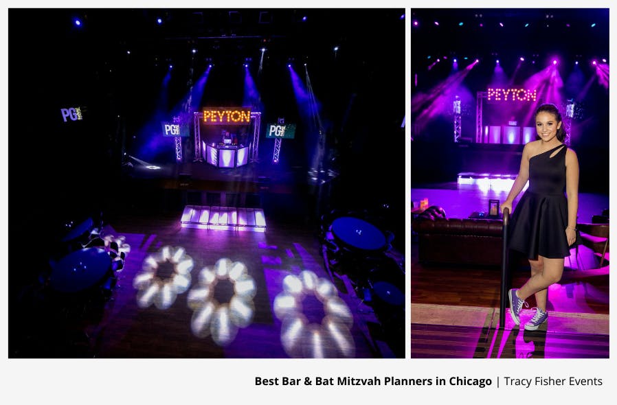 Purple Bat Mitzvah Party Planned by Tracy Fisher Events | PartySlate