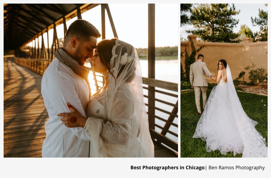 Wedding Photography Collage by Chicago Photographer Ben Ramos Photography | PartySlate