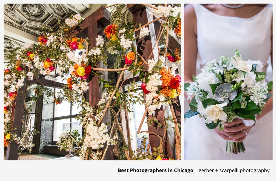 Wedding Collage Photos Captured by Chicago Photographer gerber + scarpelli photography