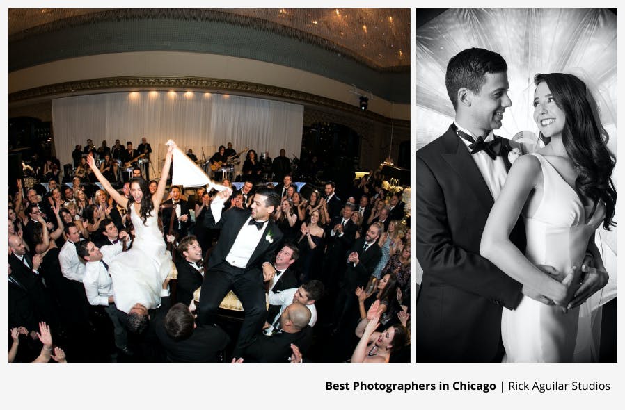 Wedding Photo Collage Captured by Chicago Photographer Rick Aguilar Studios | PartySlate