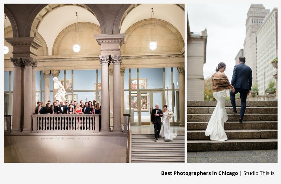 Wedding Photography Collage Captured by Chicago Photographer Studio This Is | PartySlate