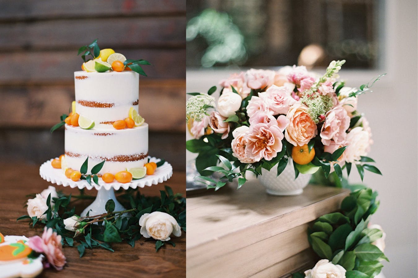 Baby Shower With Orange and Pink Flower Décor | PartySlate