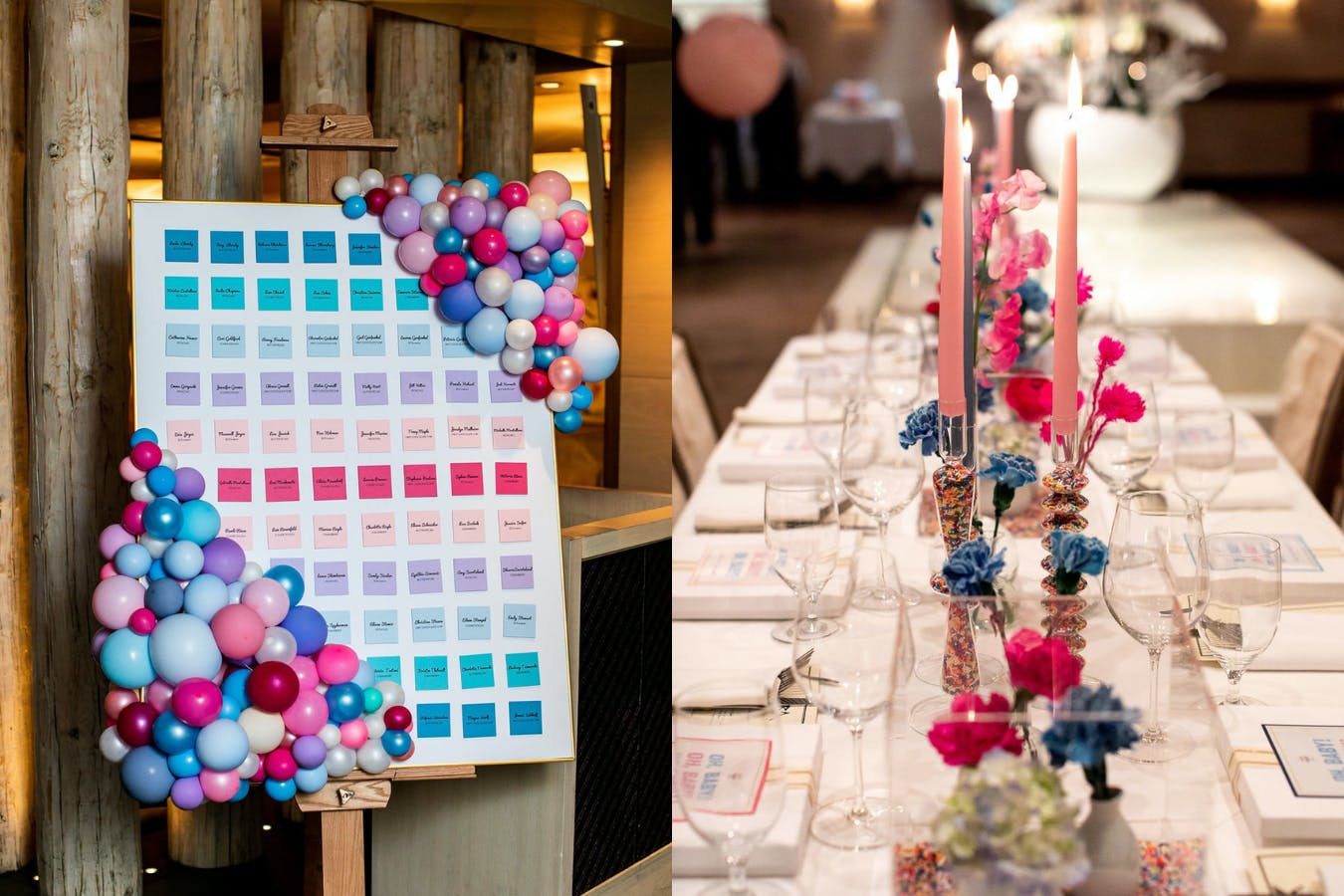 Sprinkle-Themed Baby Shower With Pink, Blue, and Purple Décor | PartySlate