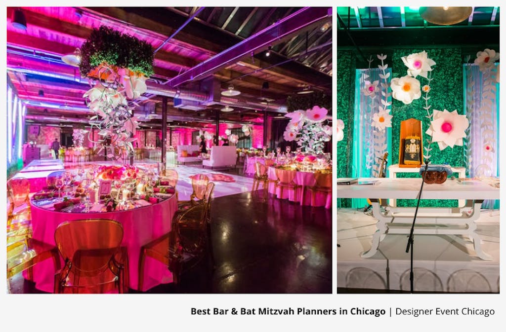 Ivy-Themed Bat Mitzvah Party Planned by Designer Event Chicago | PartySlate