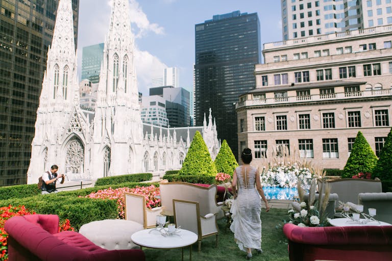 Elevated Rooftop Wedding at 620 Loft & Garden in New York