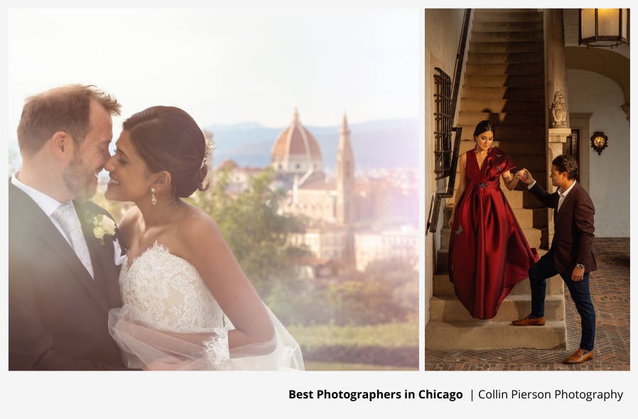 Wedding Photography Collage by Chicago Photographer Collin Pierson Photography | PartySlate