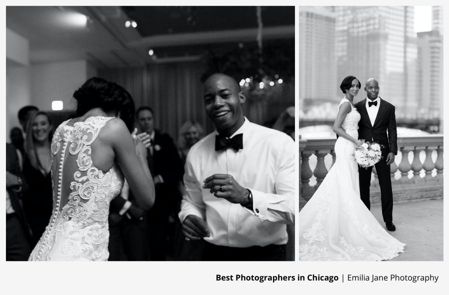 Wedding Photography Collage by Chicago Photographer Emilia Jane Photography | PartySlate