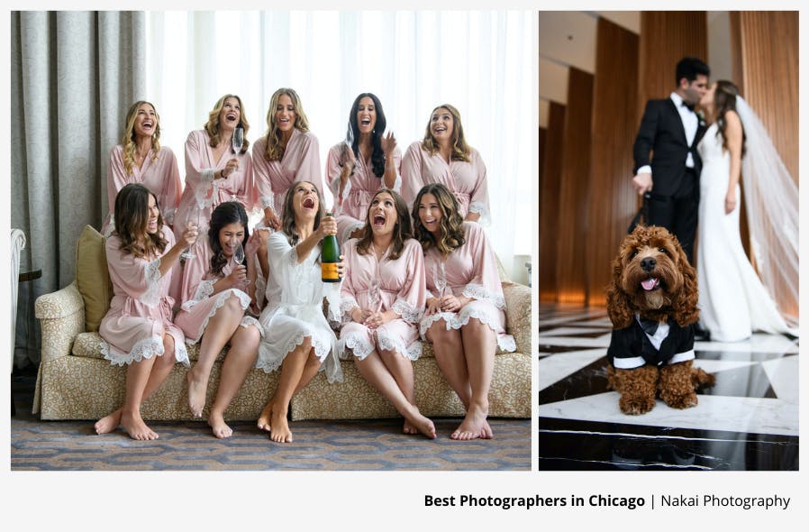 Collage of Wedding Photography Captured by Chicago Photographer Nakai Photography | PartySlate