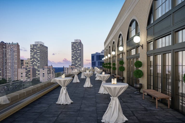 Cocktail Party on Rooftop Terrace at The Penthouse Hyde Park | PartySlate