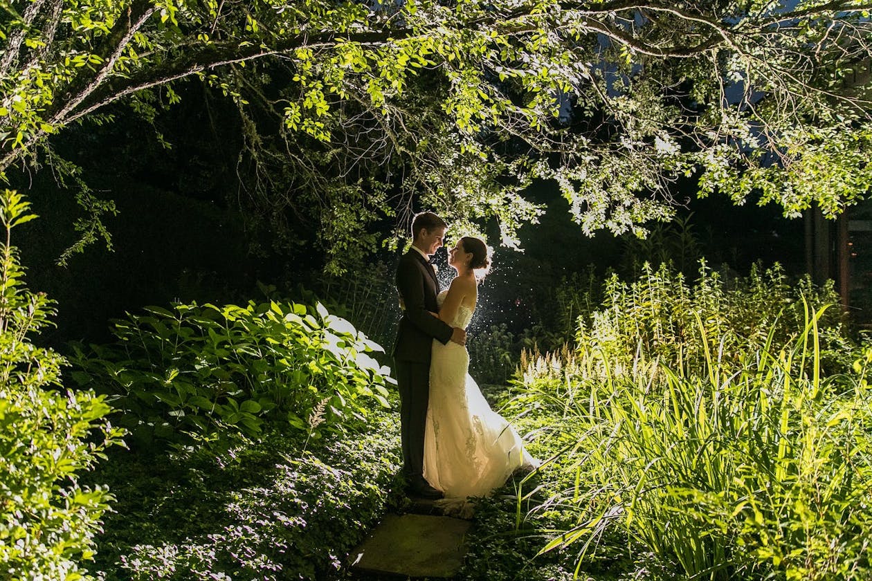 enchanted forest wedding ceremony