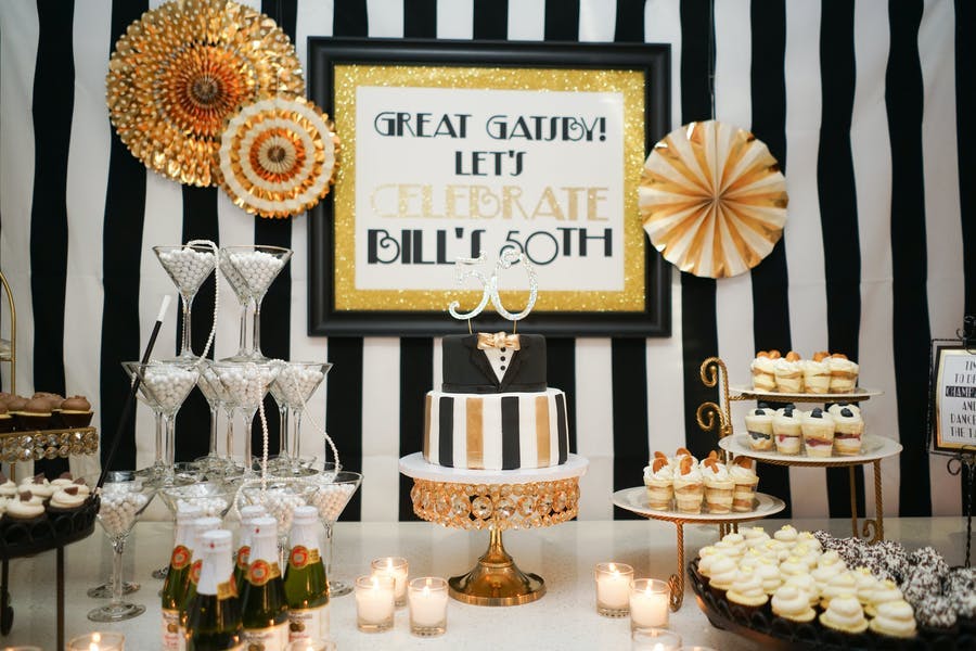 Great Gatsby Theme Party With an Array of Delicious Desserts | PartySlate