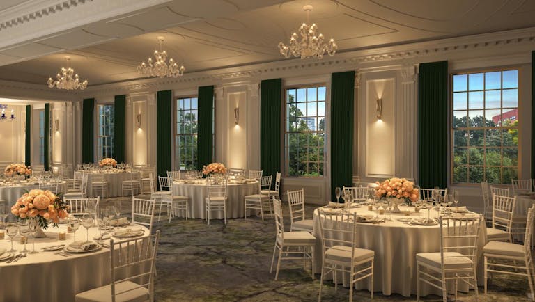 Garden Ballroom at Glamorous Boston Wedding Venue | PartySlate