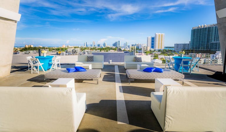 Rooftop Miami wedding venue space | PartySlate