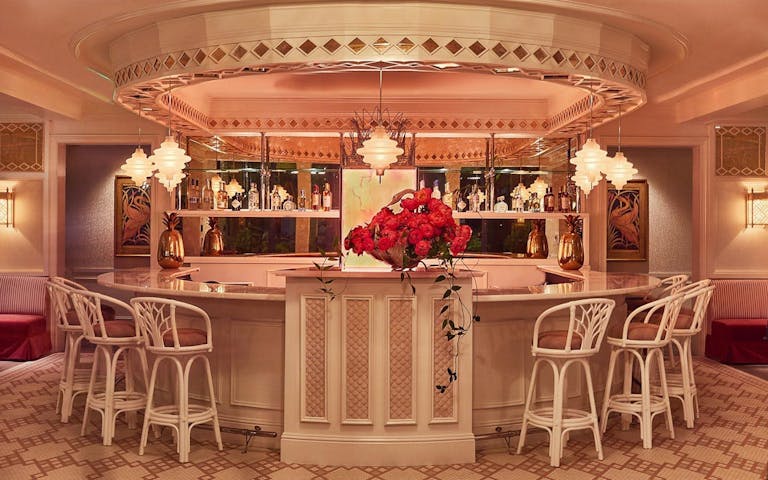 Swan & Bar Bevy in Glowing Pink Color Palette for Miami Design District Private Dining | PartySlate