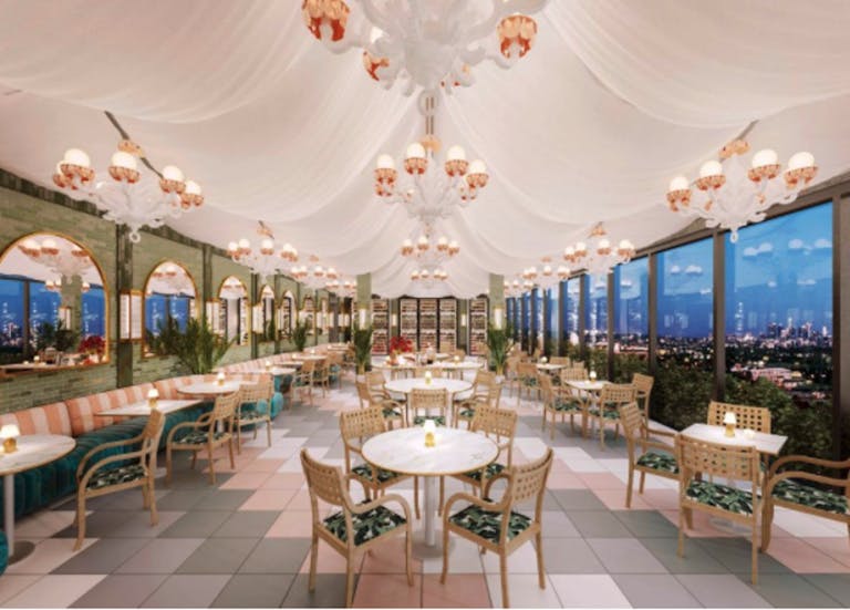 Celebration at the Rooftop Restaurant at Pendry West Hollywood | PartySlate