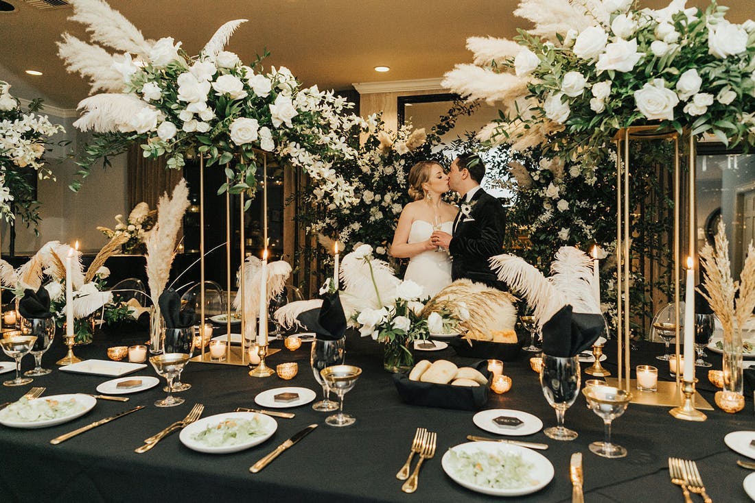 Gatsby Inspired Hotel Wedding | PartySlate