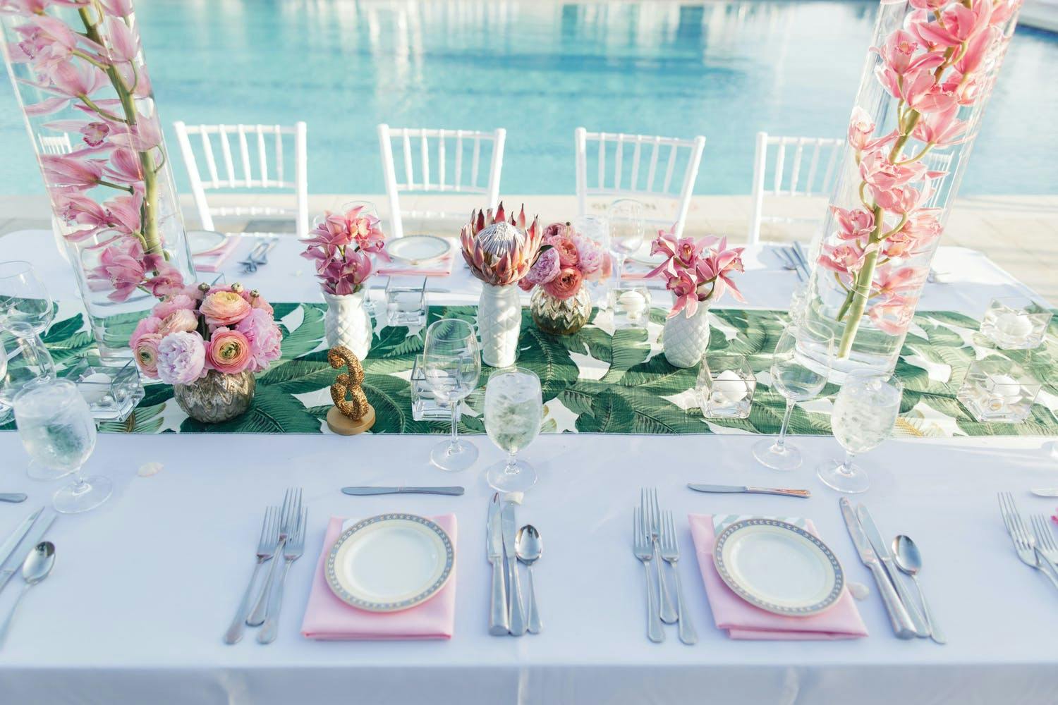 Romantic and Delicate Blooms in Soft Pink Hues | PartySlate